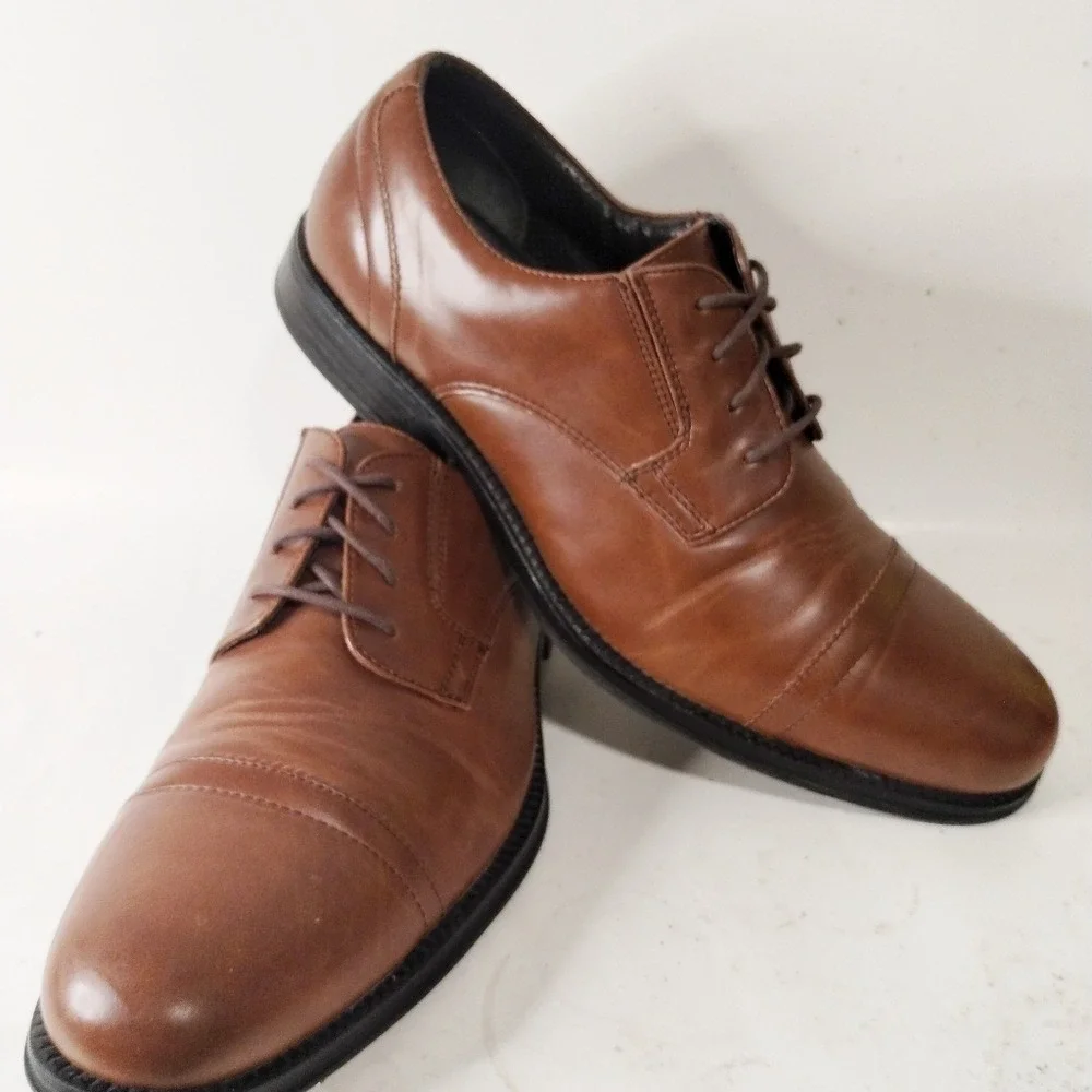 Dockers Men's Garfield‎ Lace-up Oxford Dress/Casual Shoes size 11M Maple